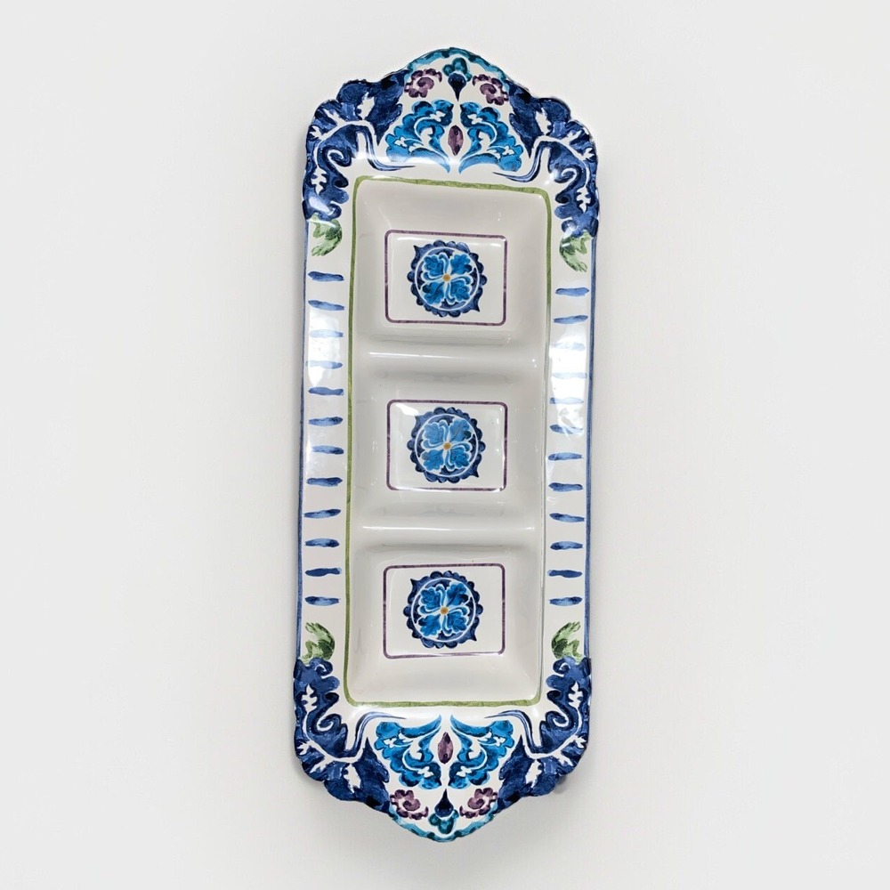 3 Section‎ Ceramic Tray Certified International